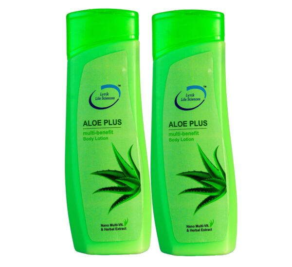 Lyrik Life Sciences Aloe Plus Body Lotion Combo Pack 2