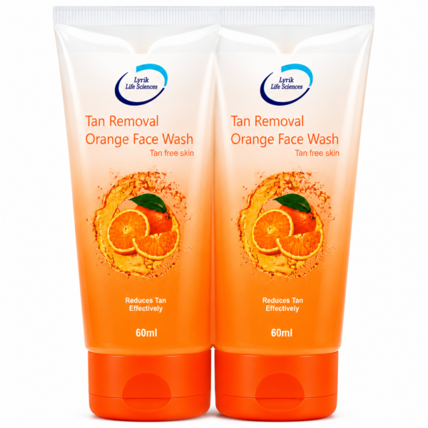 LYRIK LIFE SCIENCES ORANGE DETAN FACE WASH ( COMBO PACK OF 2)